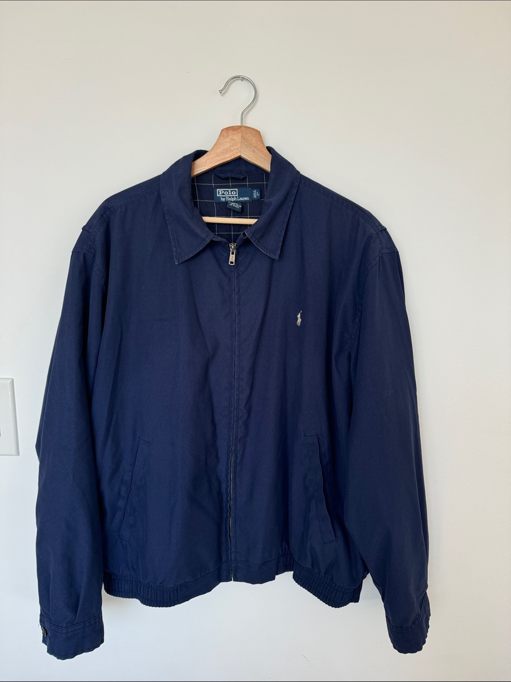 Polo by Ralph Lauren Navy Lightweight Zip Harrington Jacket